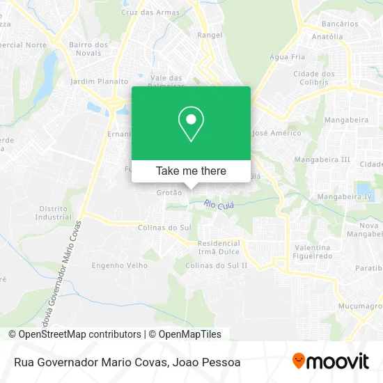 Rua Governador Mario Covas map