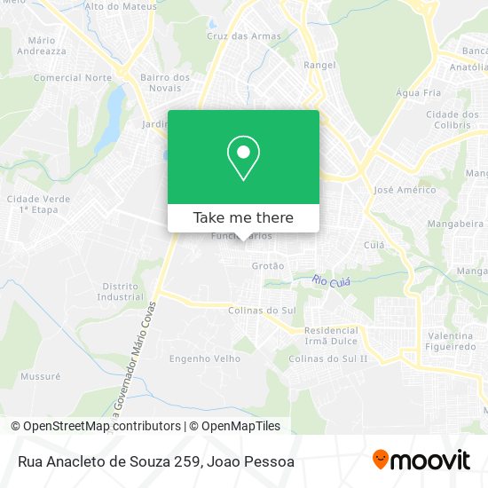 Rua Anacleto de Souza 259 map