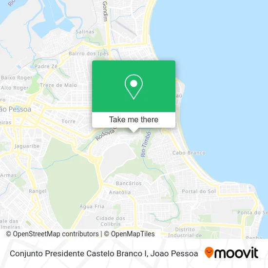 Conjunto Presidente Castelo Branco I map