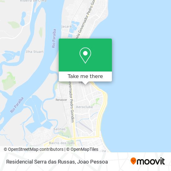 Residencial Serra das Russas map