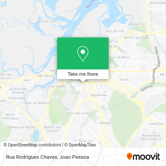 Rua Rodrigues Chaves map