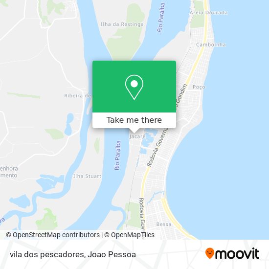 vila dos pescadores map