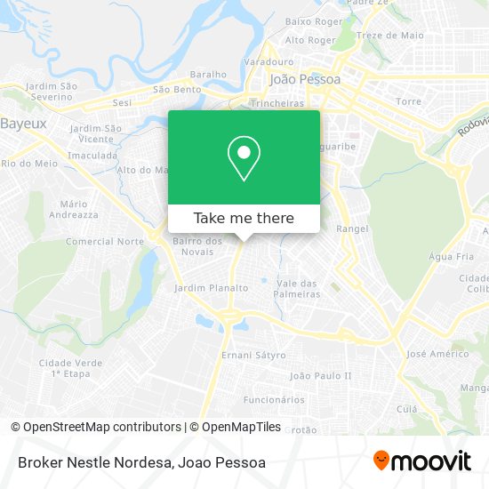 Broker Nestle Nordesa map