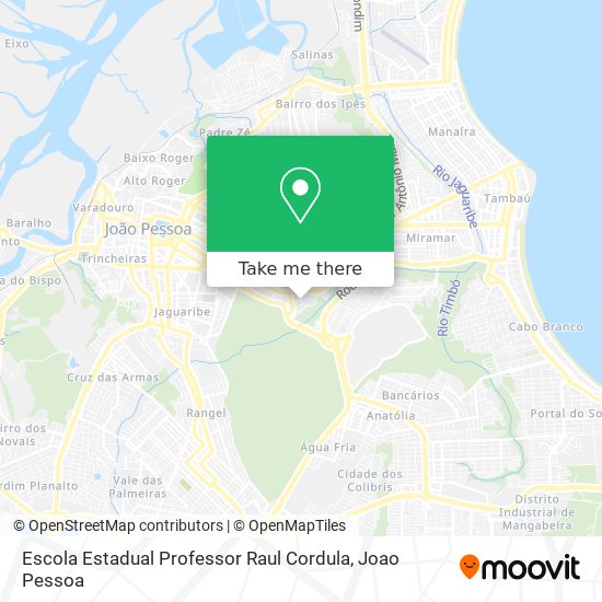 Escola Estadual Professor Raul Cordula map