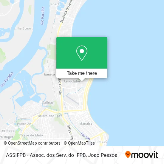 ASSIFPB - Assoc. dos Serv. do IFPB map