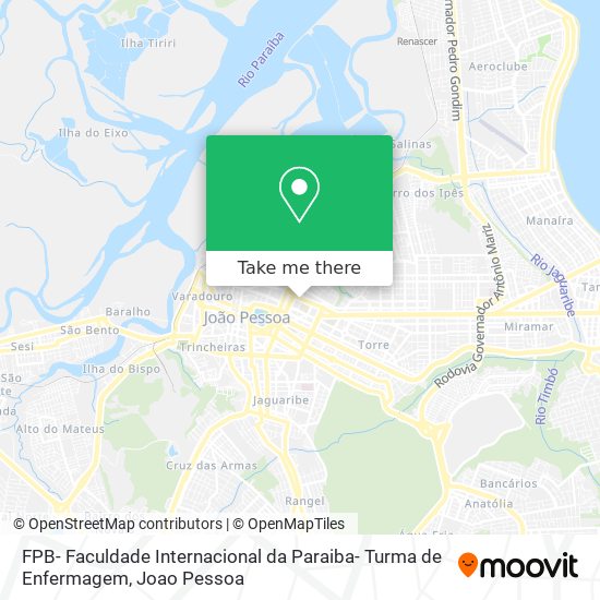 FPB- Faculdade Internacional da Paraiba- Turma de Enfermagem map