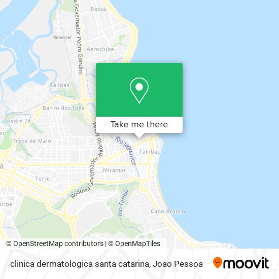 clinica dermatologica santa catarina map