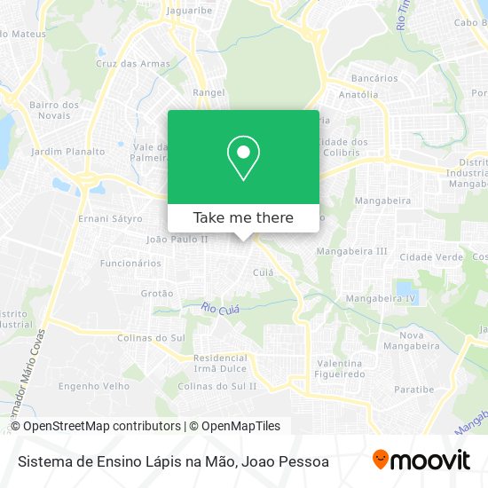 Sistema de Ensino Lápis na Mão map