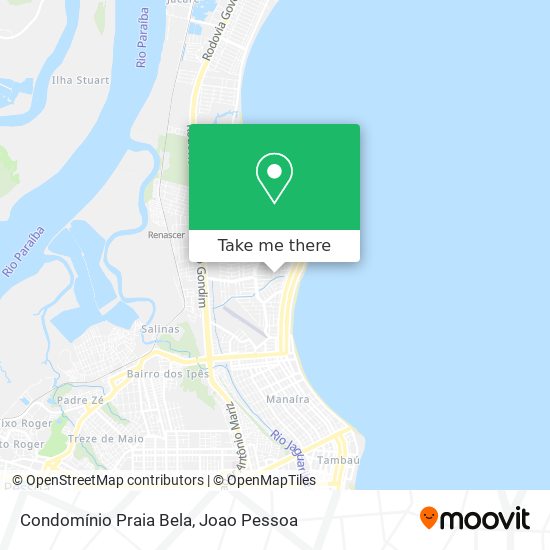 Condomínio Praia Bela map