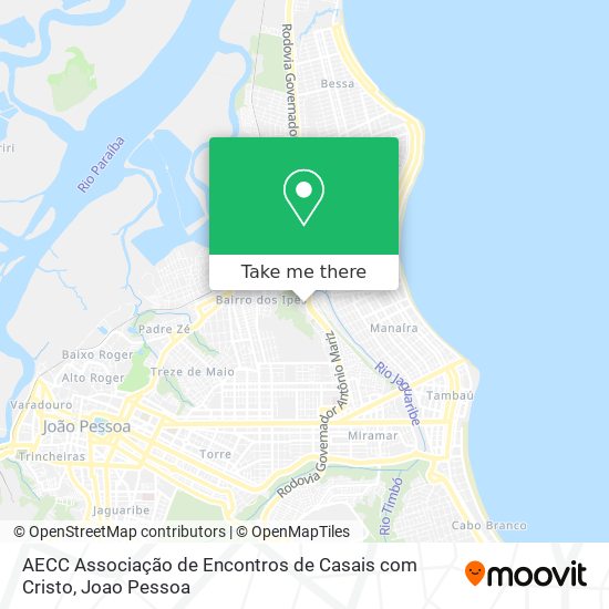AECC Associação de Encontros de Casais com Cristo map