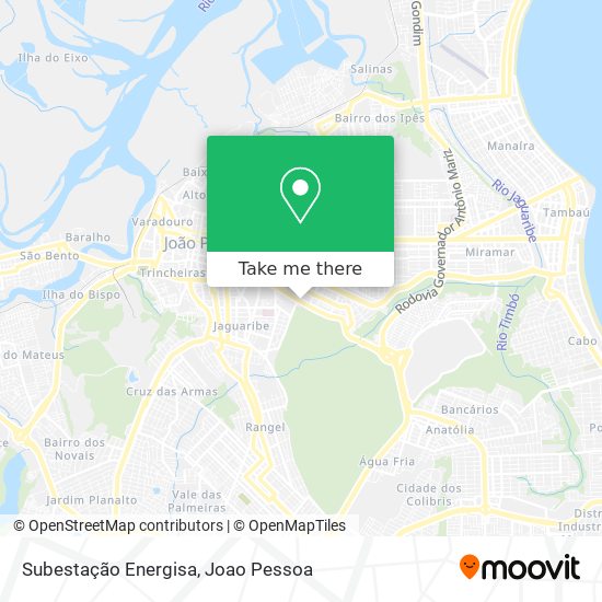 Subestação Energisa map