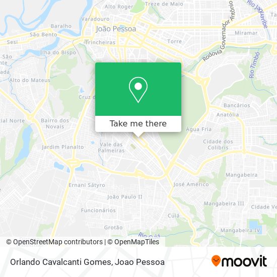 Orlando Cavalcanti Gomes map