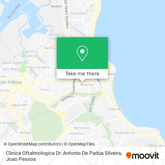 Clinica Oftalmologica Dr. Antonio De Padua Silveira map