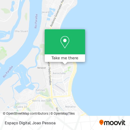 Espaço Digital map