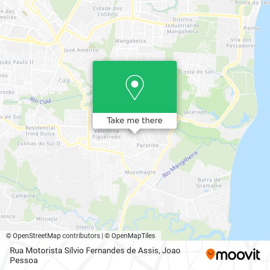 Rua Motorista Sílvio Fernandes de Assis map