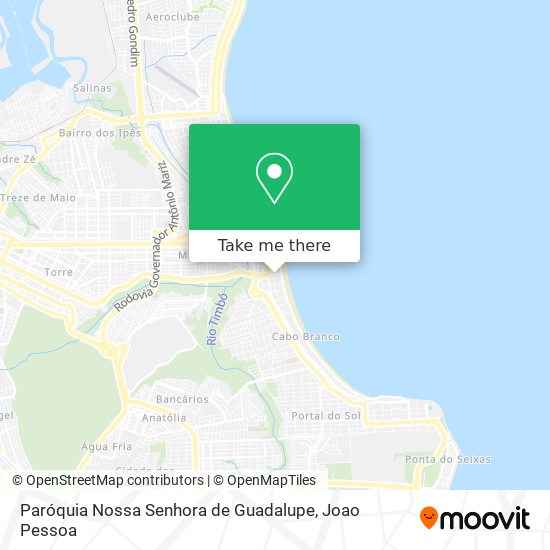 Paróquia Nossa Senhora de Guadalupe map