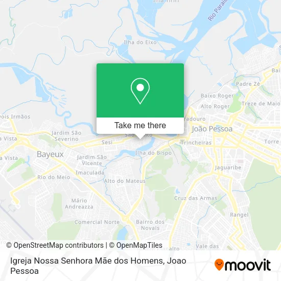 Igreja Nossa Senhora Mãe dos Homens map
