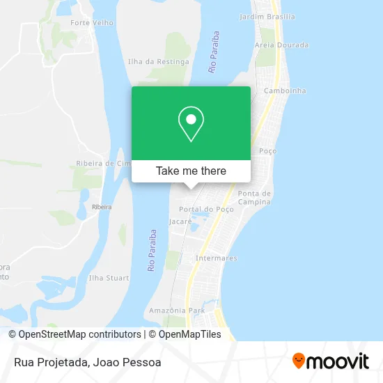 Rua Projetada map