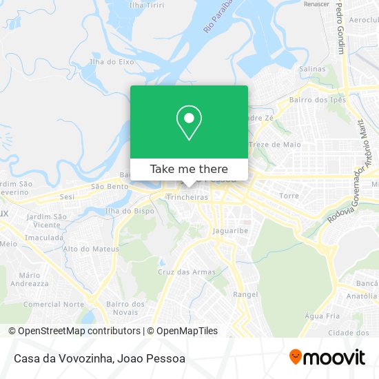 Mapa Casa da Vovozinha