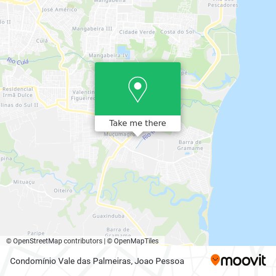 Condomínio Vale das Palmeiras map