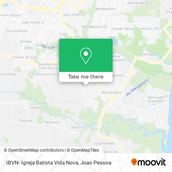 IBVN- Igreja Batista Vida Nova map