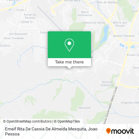 Emeif Rita De Cassia De Almeida Mesquita map