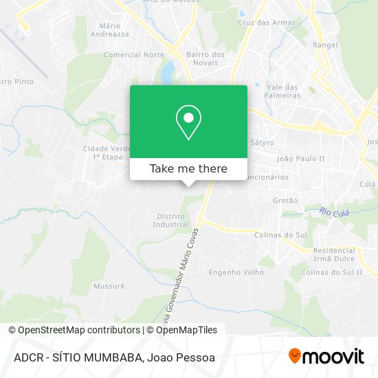 ADCR - SÍTIO MUMBABA map