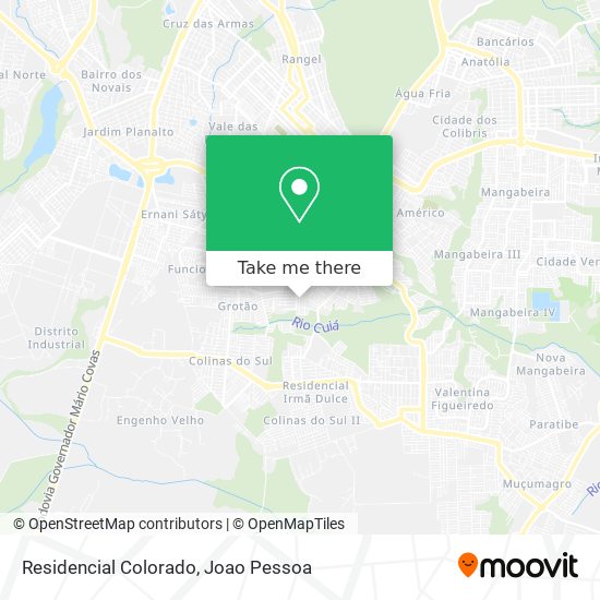 Residencial Colorado map