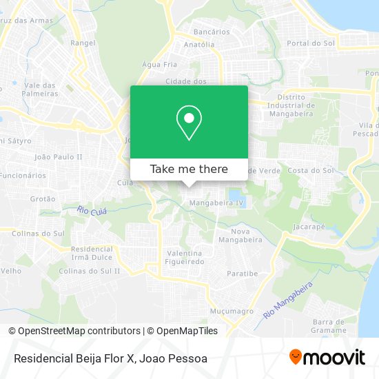 Residencial Beija Flor X map