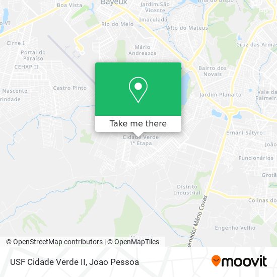USF Cidade Verde II map