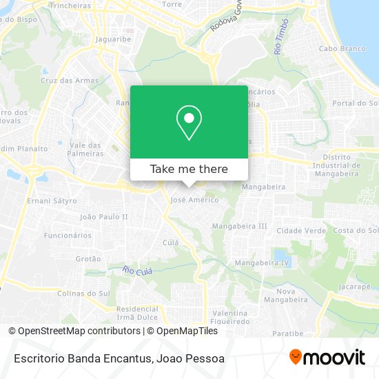 Escritorio Banda Encantus map