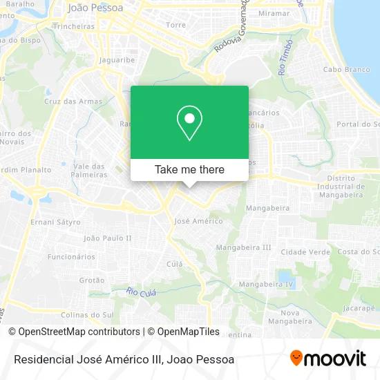 Residencial José Américo III map