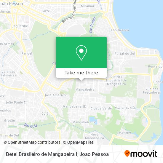 Betel Brasileiro de Mangabeira I map