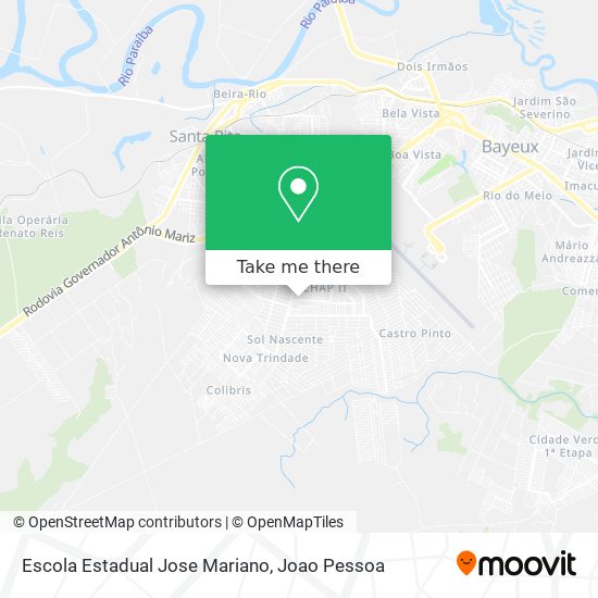 Escola Estadual Jose Mariano map