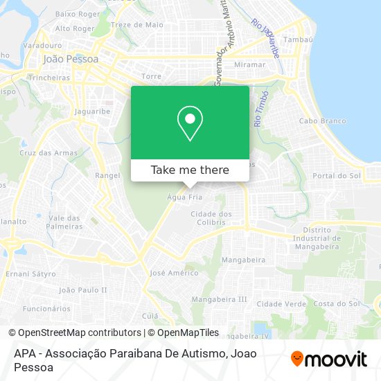 APA - Associação Paraibana De Autismo map