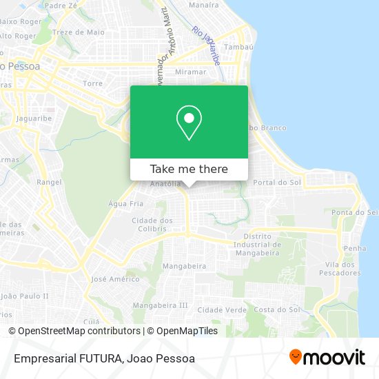 Empresarial FUTURA map