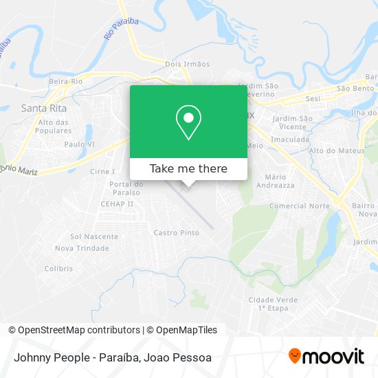 Johnny People - Paraíba map