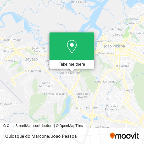 Quiosque do Marcone map