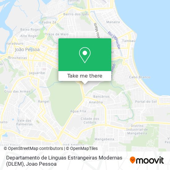 Departamento de Línguas Estrangeiras Modernas (DLEM) map