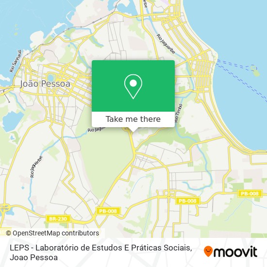 Mapa LEPS - Laboratório de Estudos E Práticas Sociais