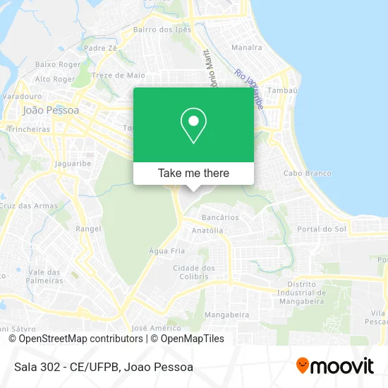 Sala 302 - CE/UFPB map
