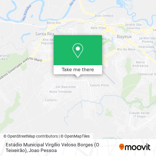 Estádio Municipal Virgílio Veloso Borges (O Teixeirão) map