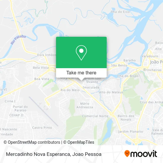 Mercadinho Nova Esperanca map