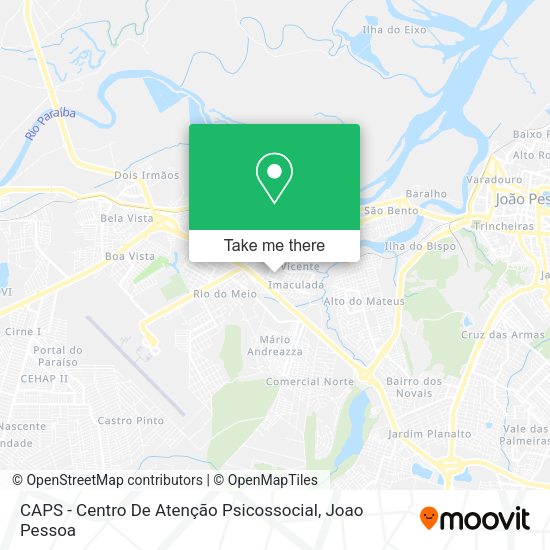 CAPS - Centro De Atenção Psicossocial map