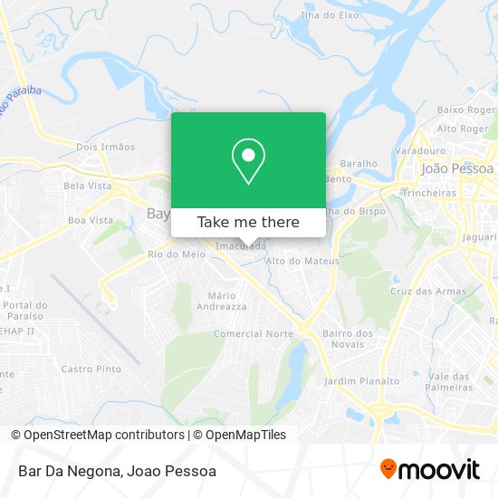 Bar Da Negona map