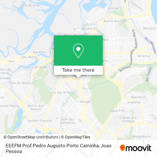 Mapa EEEFM Prof Pedro Augusto Porto Caminha