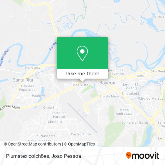 Plumatex  colchões map