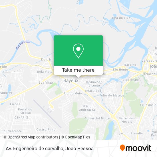 Mapa Av. Engenheiro de carvalho