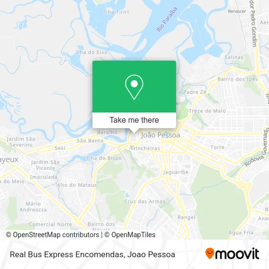 Real Bus Express Encomendas map