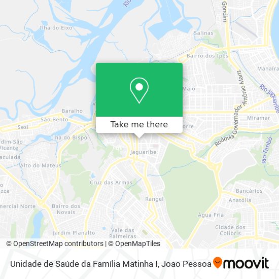 Unidade de Saúde da Família Matinha I map